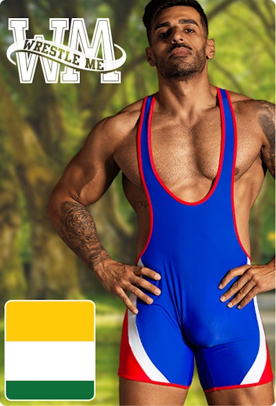 WrestleMe 2.0 Blue Homepage Image