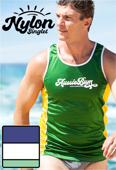 Nylon Singlet Forest Green Homepage Image