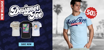 Designer Tee Cerulean Cool Homepage Image
