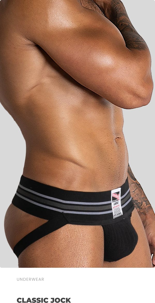 Classic Jock Black Homepage Image