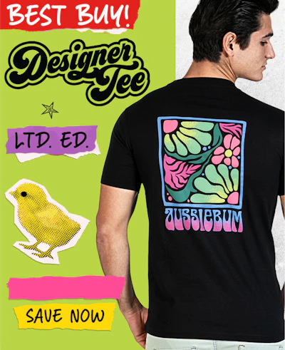 Designer Tee Neon Black Homepage Image