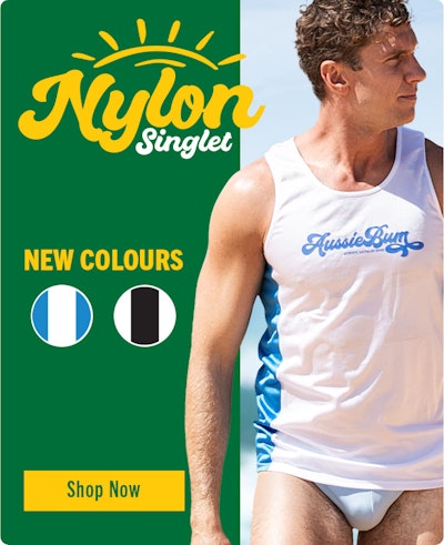 Nylon Singlet White Royal Homepage Image