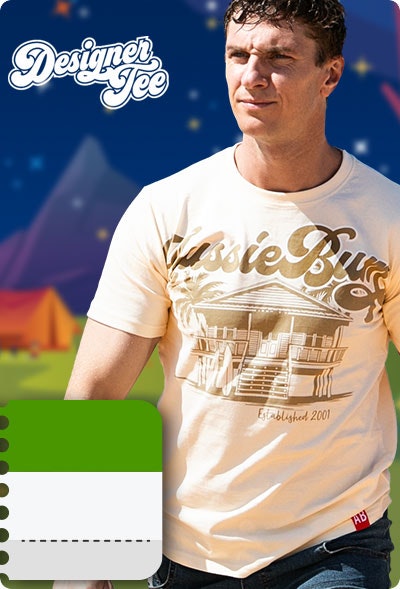 Designer Tee Sandshell Homepage Image