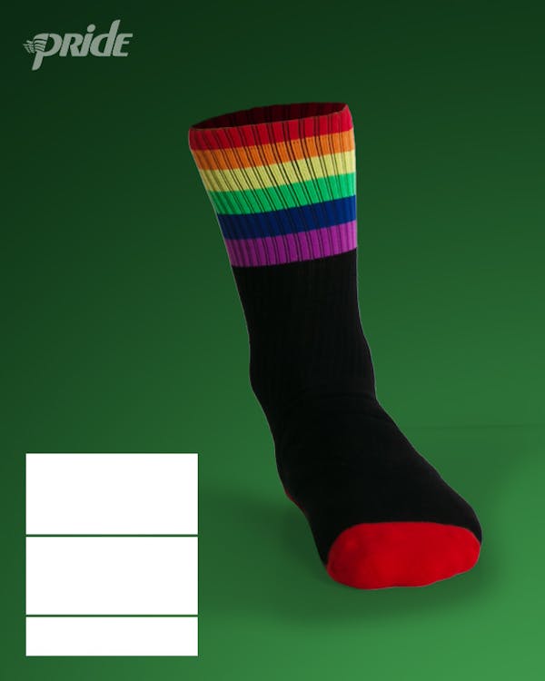 Pride Socks Black Homepage Image