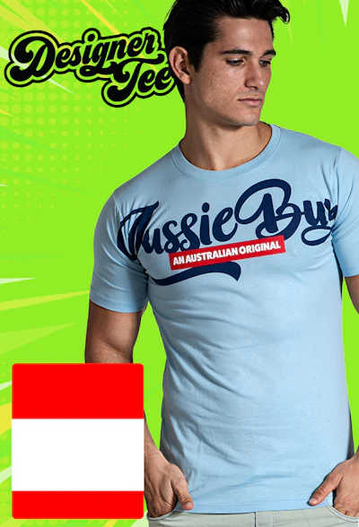 Designer Tee Cerulean Cool Homepage Image