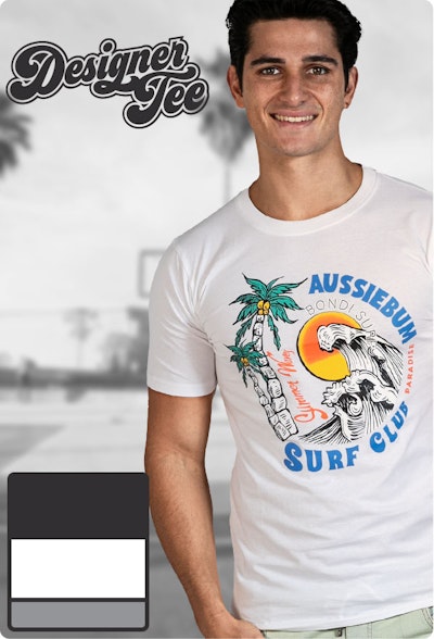 Designer Tee Boho White Homepage Image