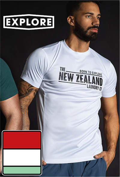 Explore T-Shirt White Homepage Image