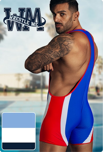 WrestleMe 2.0 Blue Homepage Image