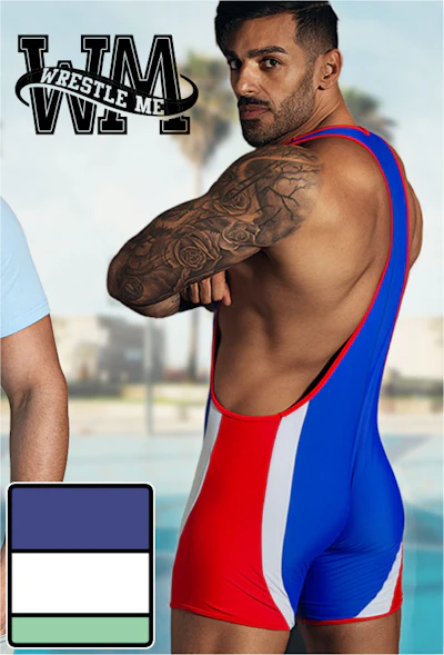 WrestleMe 2.0 Blue Homepage Image
