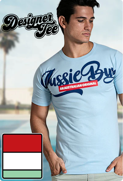 Designer Tee Cerulean Cool Homepage Image