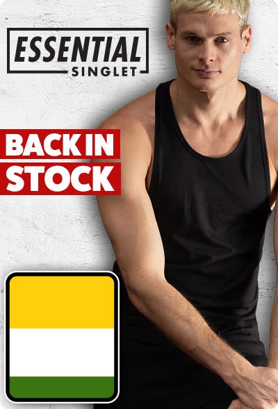 Essential Singlet Black Homepage Image