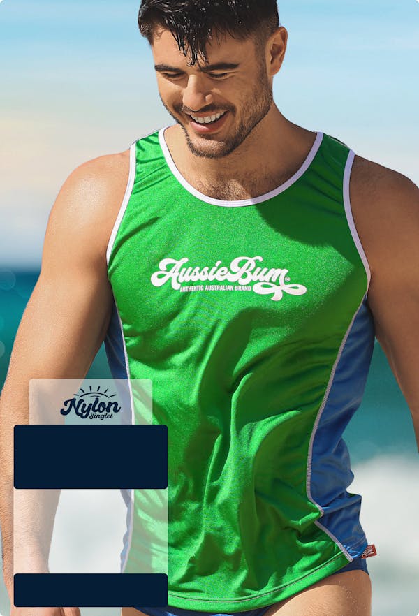 Nylon Singlet Green21 Homepage Image