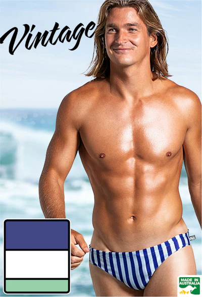 Vintage Stripes Blue Harbor Homepage Image