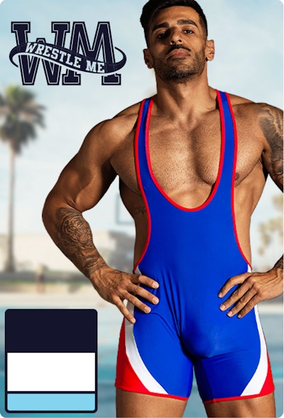 WrestleMe 2.0 Blue Homepage Image