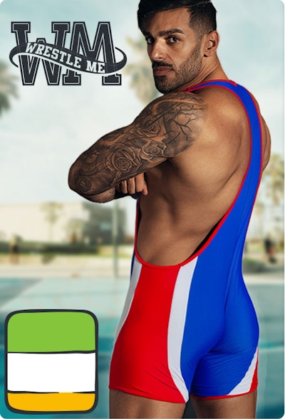 WrestleMe 2.0 Blue Homepage Image