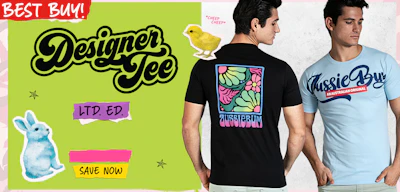 Designer Tee Neon Black Homepage Image