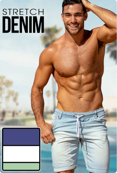 Stretch Denim Short Byron Homepage Image