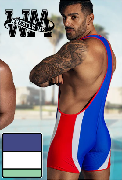 WrestleMe 2.0 Blue Homepage Image