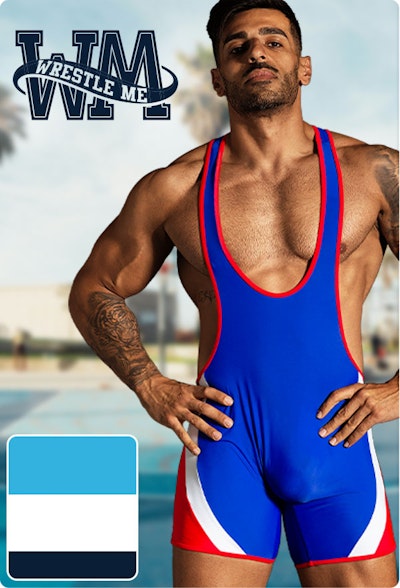 WrestleMe 2.0 Blue Homepage Image