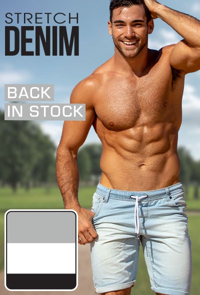 Stretch Denim Short Byron Homepage Image