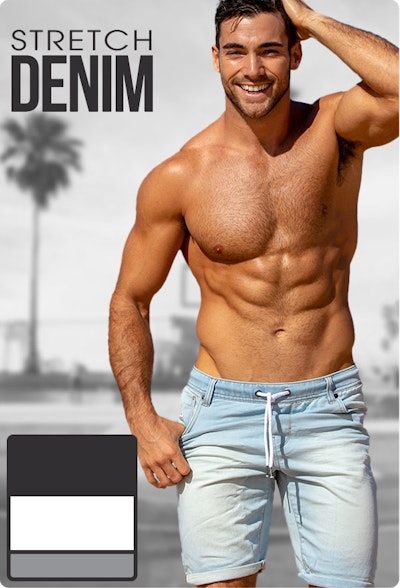 Stretch Denim Short Byron Homepage Image