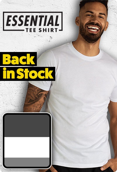 Essential Tee White Homepage Image