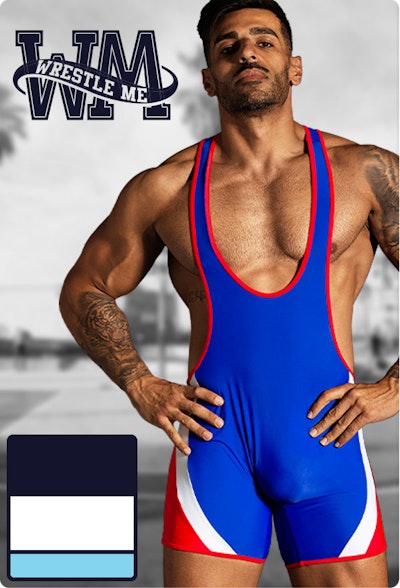 WrestleMe 2.0 Blue Homepage Image