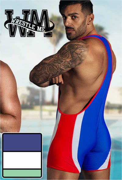 WrestleMe 2.0 Blue Homepage Image