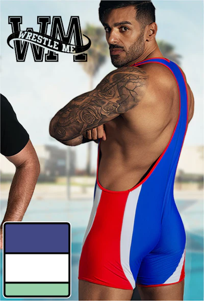 WrestleMe 2.0 Blue Homepage Image