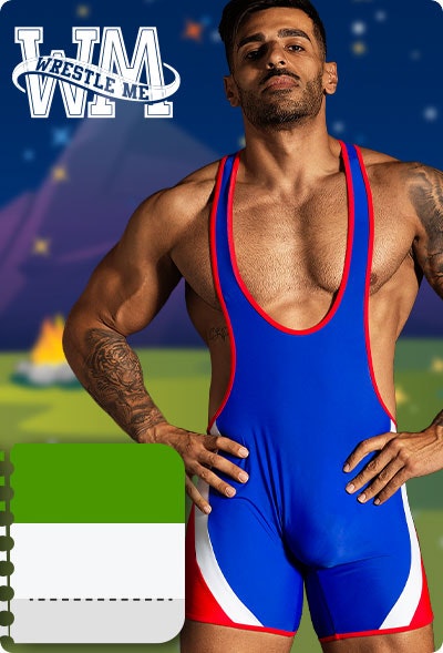 WrestleMe 2.0 Blue Homepage Image