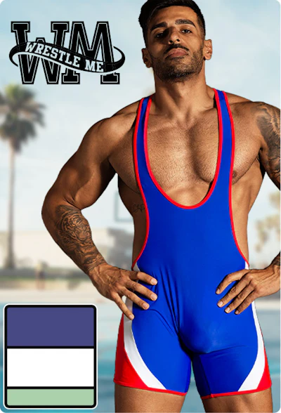 WrestleMe 2.0 Blue Homepage Image