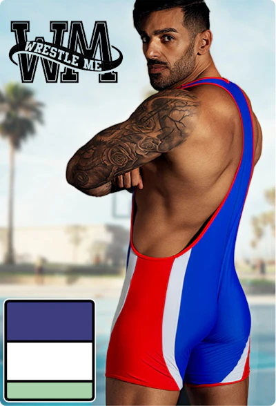 WrestleMe 2.0 Blue Homepage Image