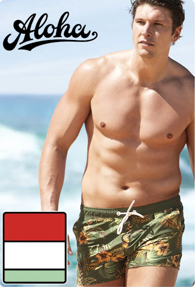 Aloha Hibiscus Green Homepage Image