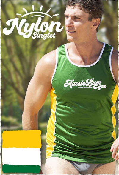 Nylon Singlet Forest Green Homepage Image