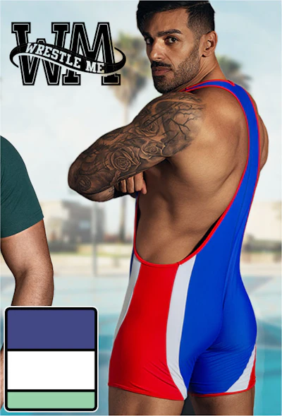 WrestleMe 2.0 Blue Homepage Image