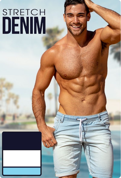 Stretch Denim Short Byron Homepage Image