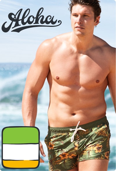 Aloha Hibiscus Green Homepage Image