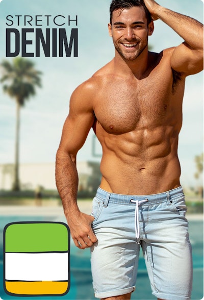 Stretch Denim Short Byron Homepage Image