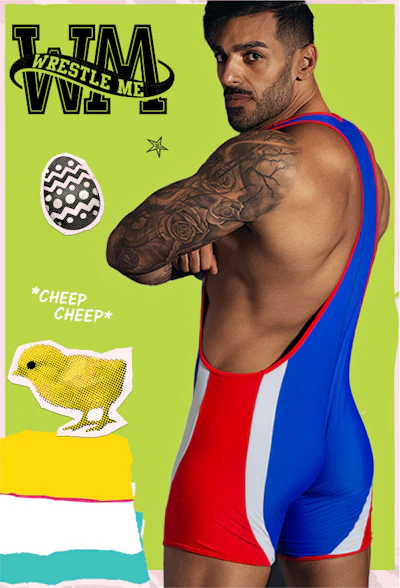 WrestleMe 2.0 Blue Homepage Image