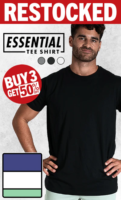 Essential Tee Black Homepage Image