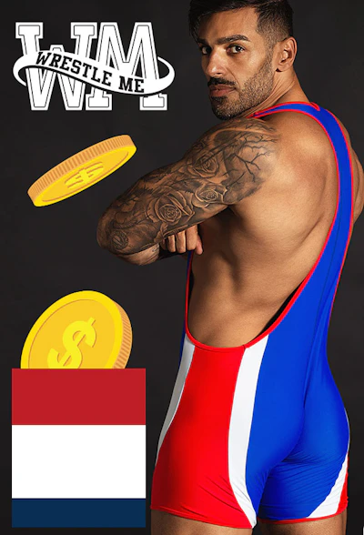 WrestleMe 2.0 Blue Homepage Image