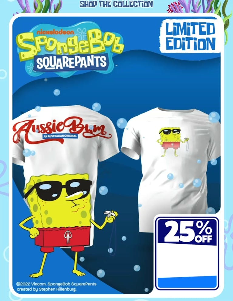 SpongeBob Tee Spongebob Homepage Image