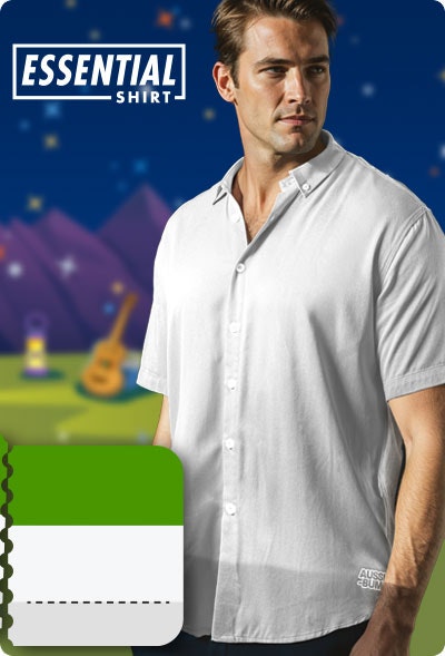 Essential Shirt White Homepage Image