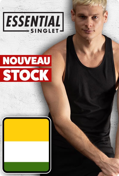Essential Singlet Black Homepage Image